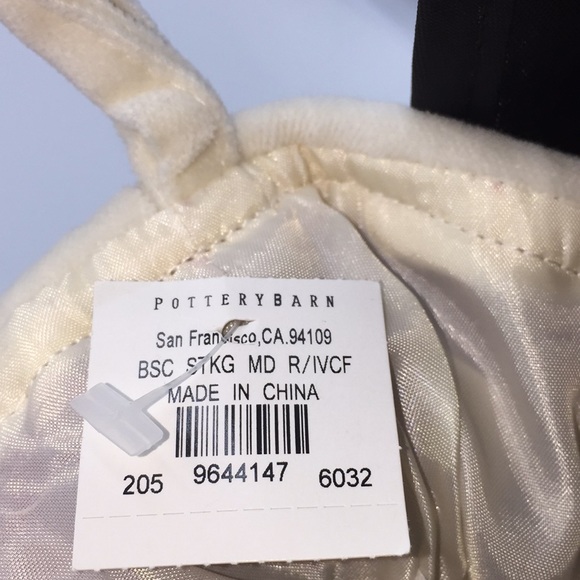 Pottery Barn Velvet Christmas Stocking “Carter” - Picture 4 of 11